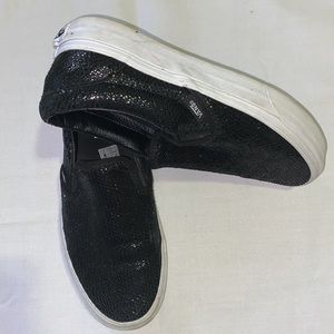 Vans Women's Slip-On Black Shoes